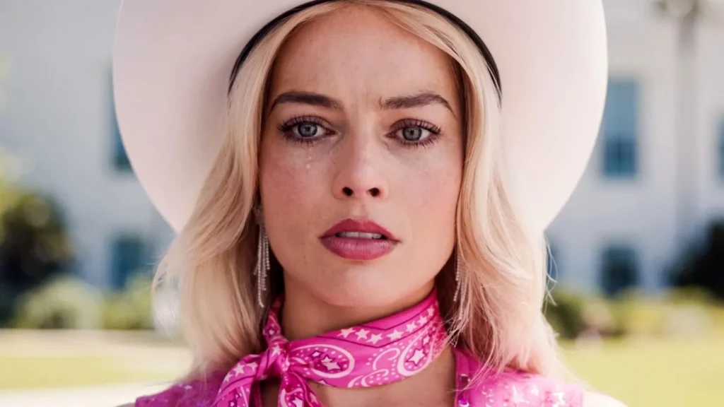 2023-8-barbie-movie-margot-robbie-cry-